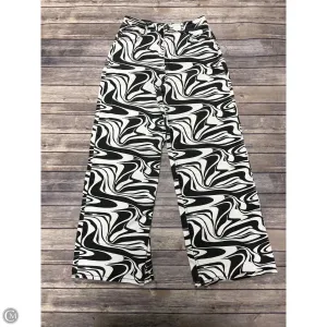 Jeans Wide Leg By So In Black & White, Size: 6