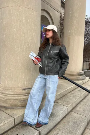 Jeremy Mid-Rise Wide Leg Jeans