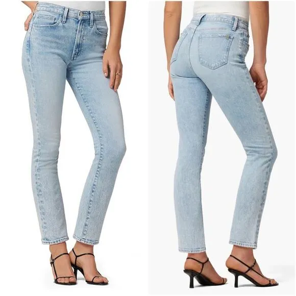 Joe's Jeans The Luna High Rise Straight Ankle Cigarette Jeans Mariposa Wash 30