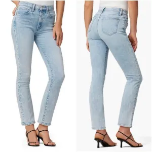Joe's Jeans The Luna High Rise Straight Ankle Cigarette Jeans Mariposa Wash 30