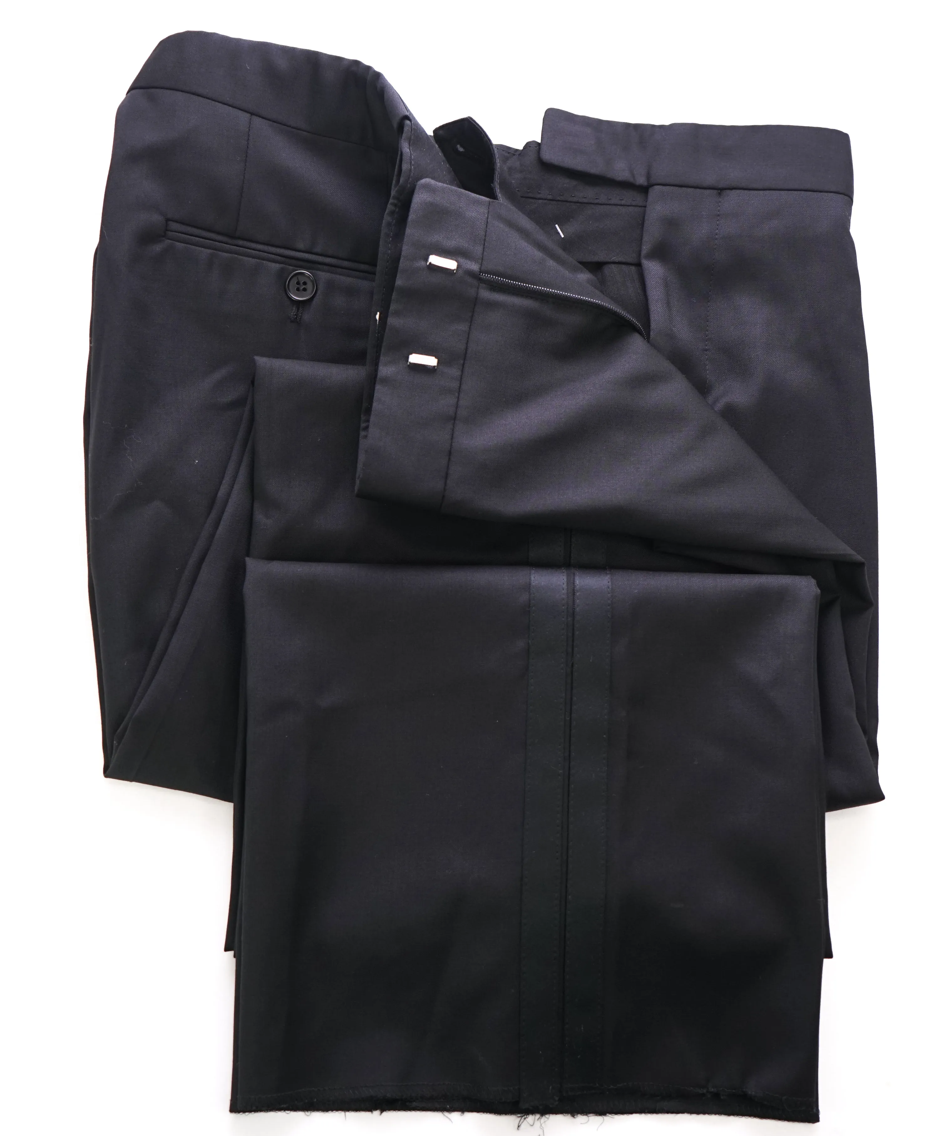 JOHN VARVATOS - Main Line Collection Evening Tux Flat Front Dress Pants - 37W