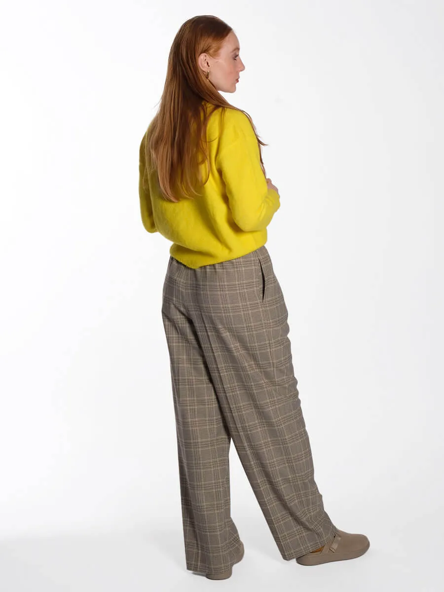 Julia Trousers - Peppercorn Ch.