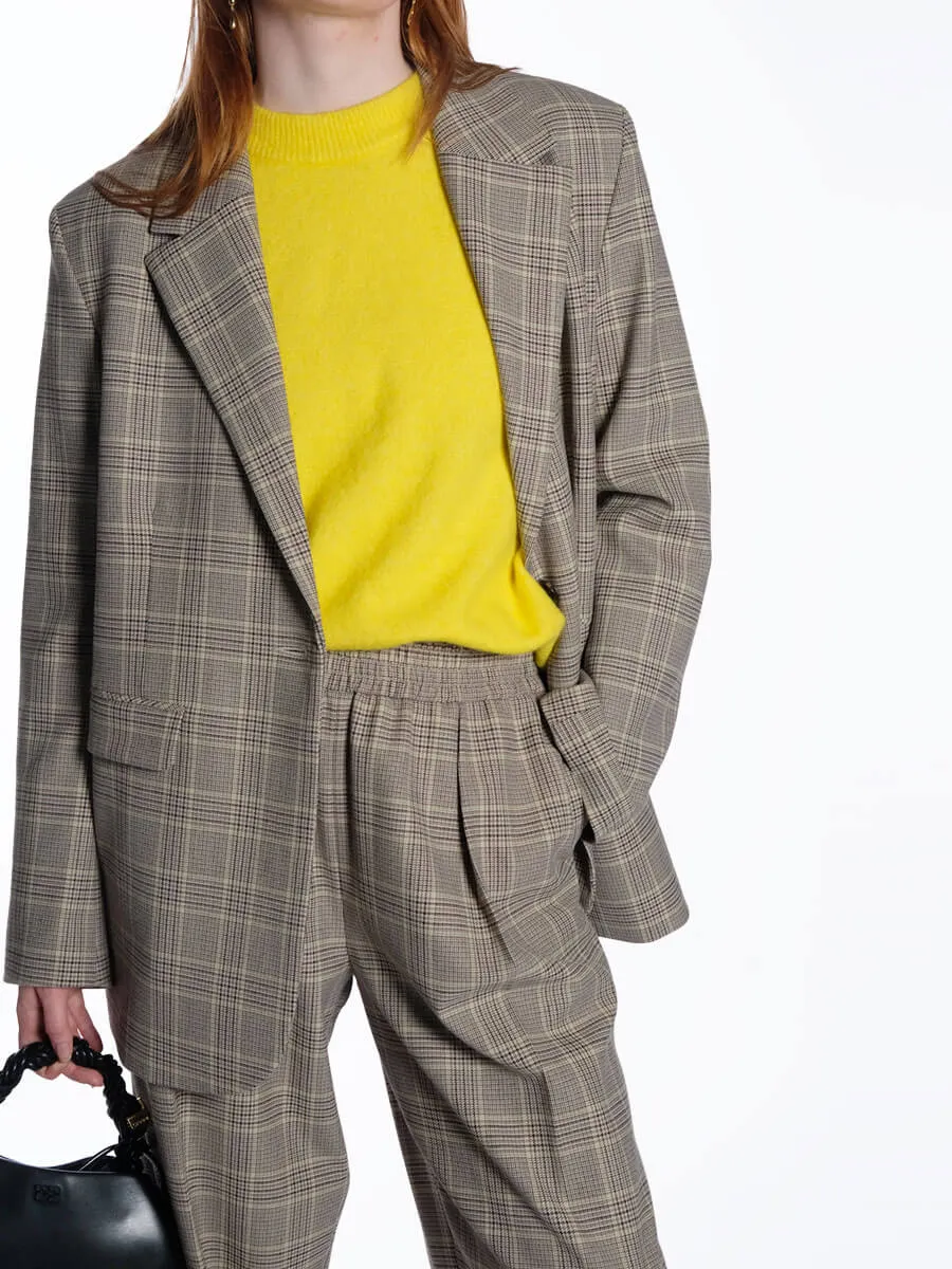 Julia Trousers - Peppercorn Ch.