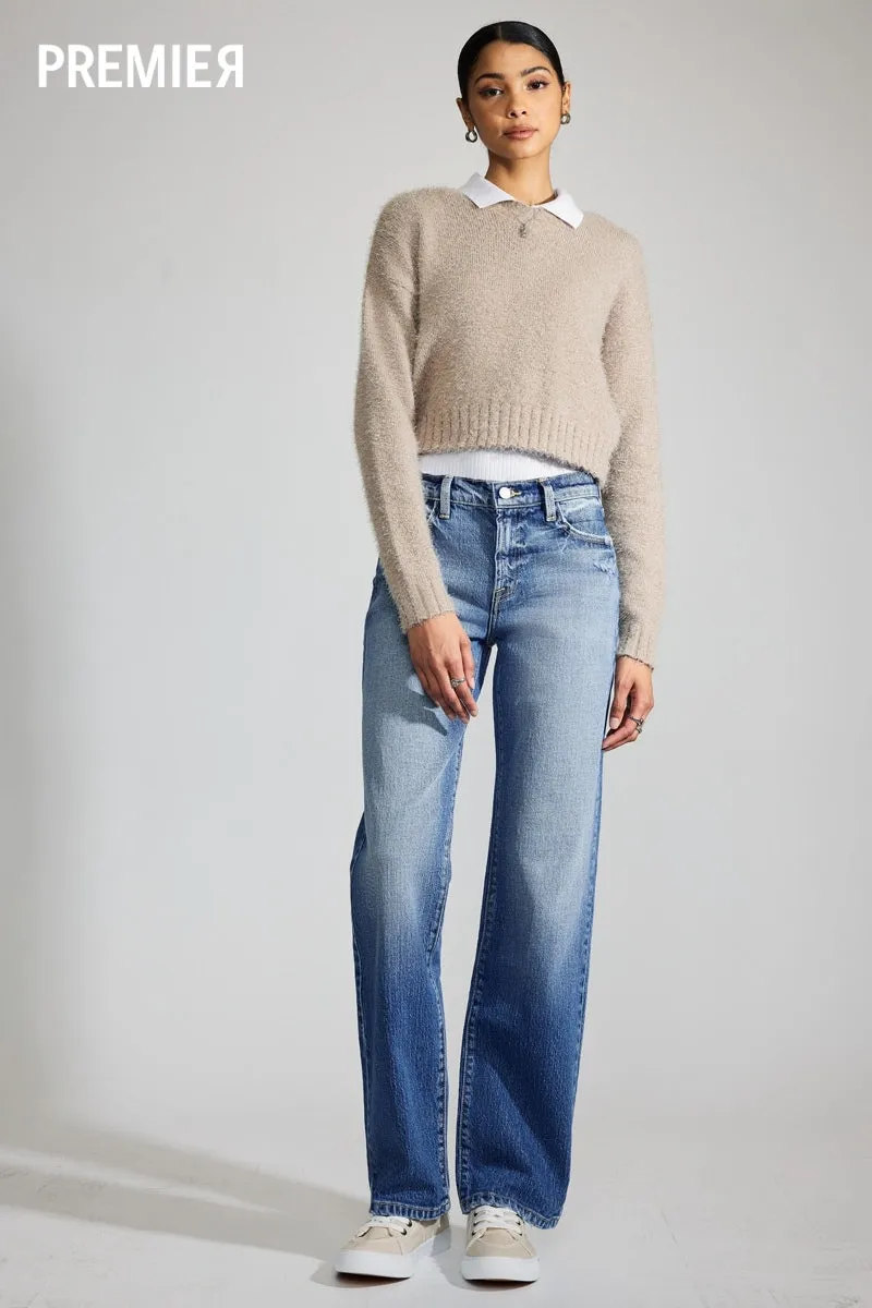 Julie Premier High Rise Straight Jeans