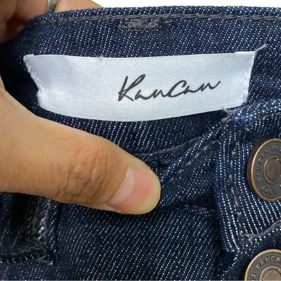 KanCan high rise button fly flare jeans size 25