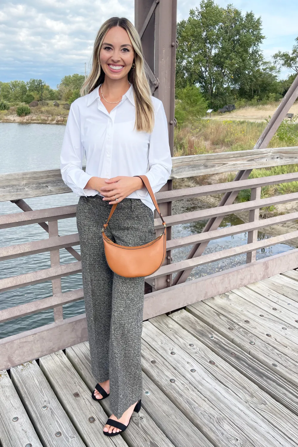 Kelsey Wide Leg Trouser 31" ins