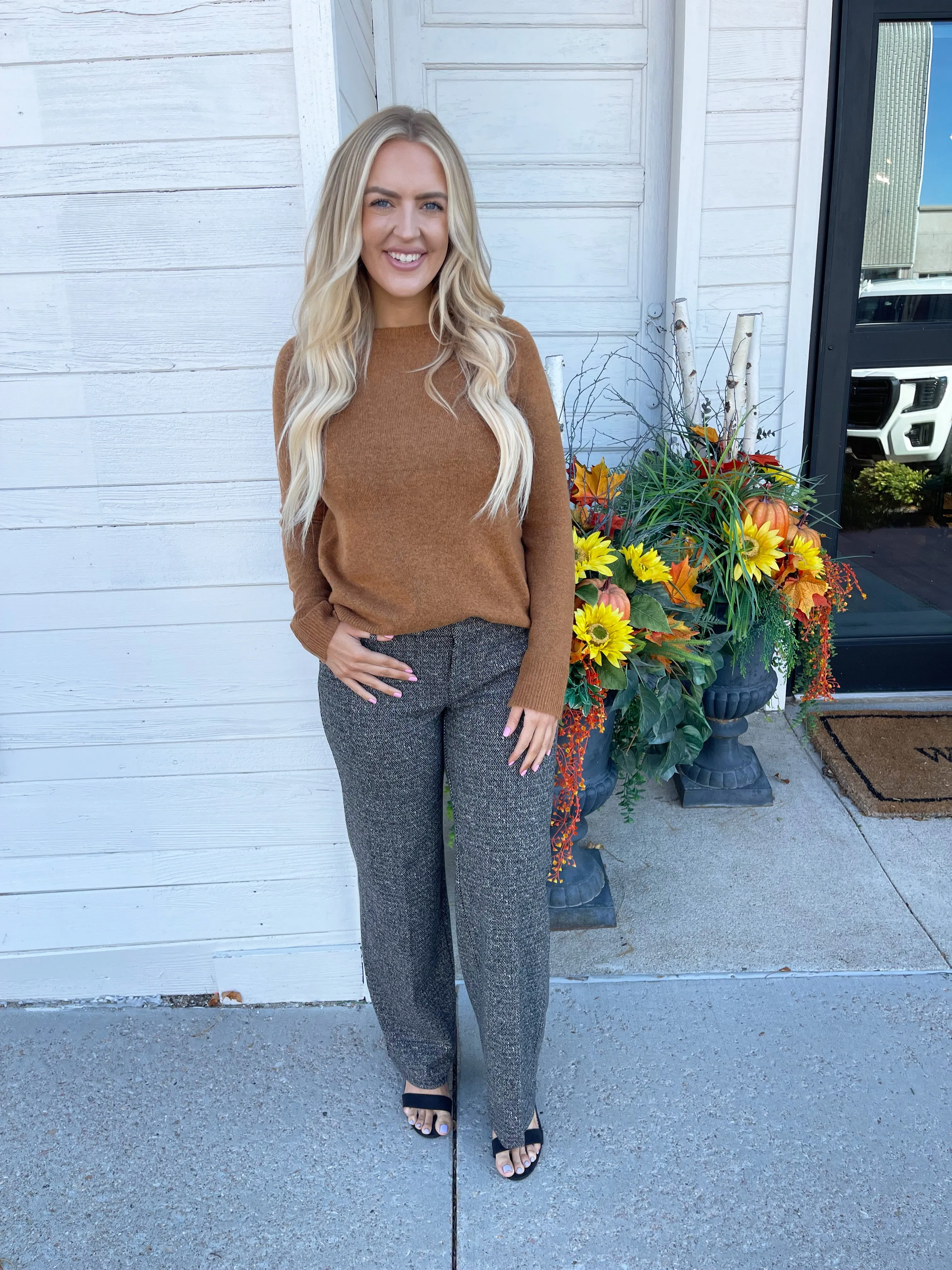 Kelsey Wide Leg Trouser 31" ins