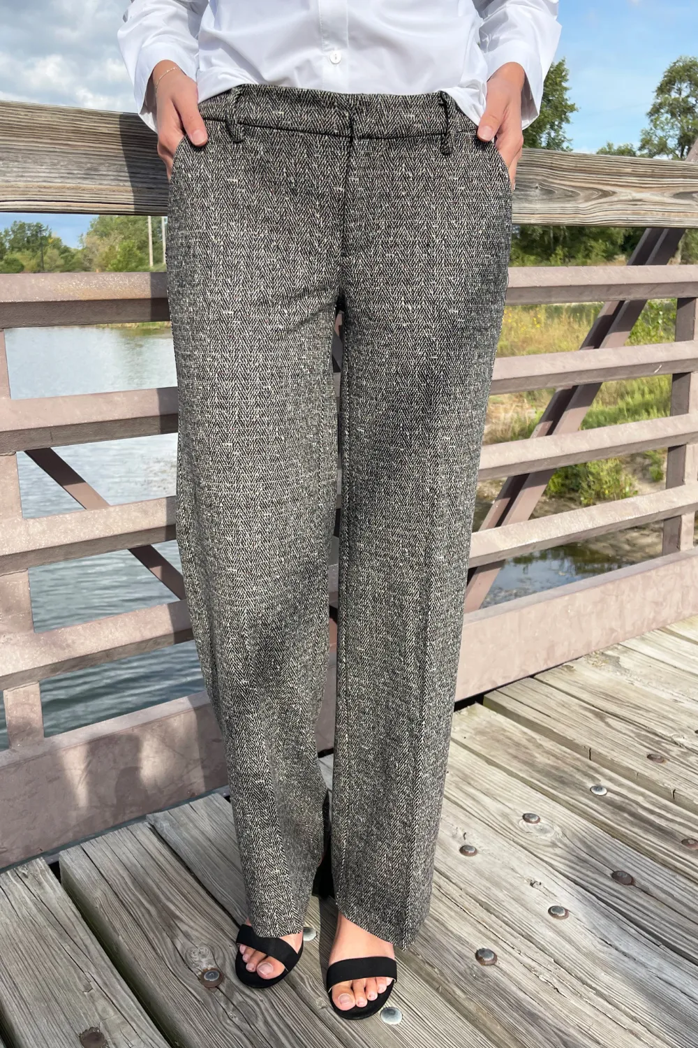 Kelsey Wide Leg Trouser 31" ins