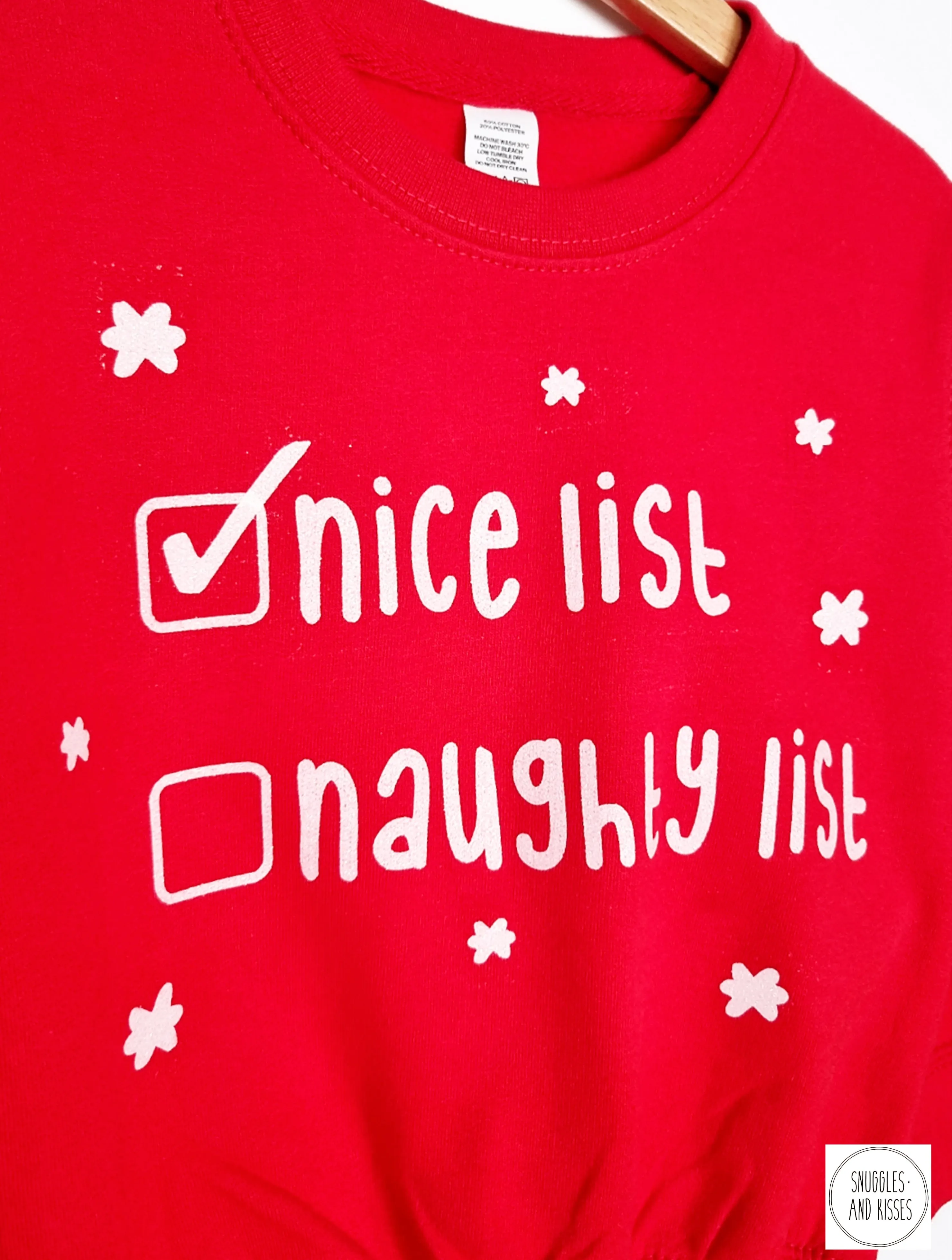 Kids 'Nice List' Christmas Sweatshirt