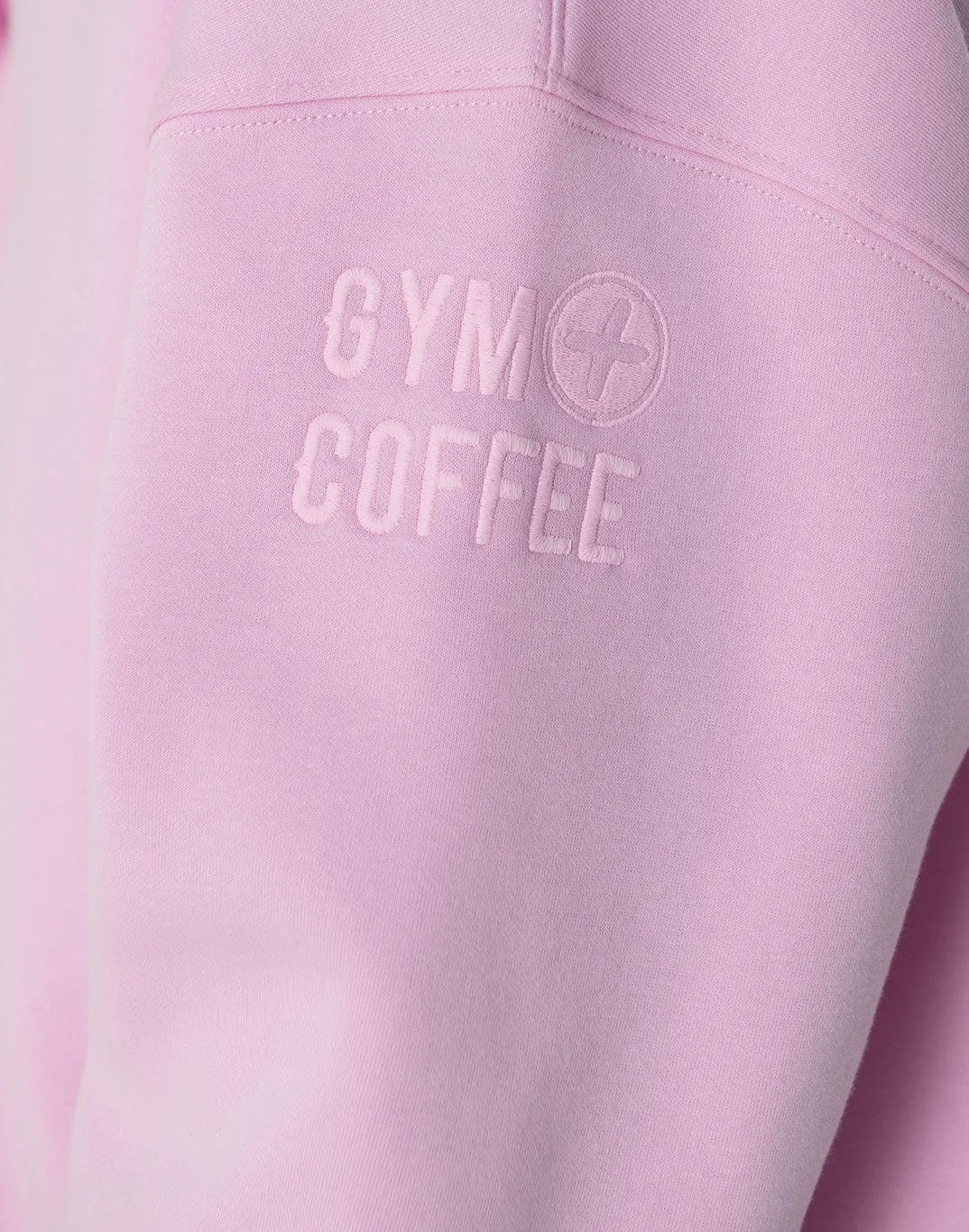Kin Snap Collar Sweatshirt in Baby Pink