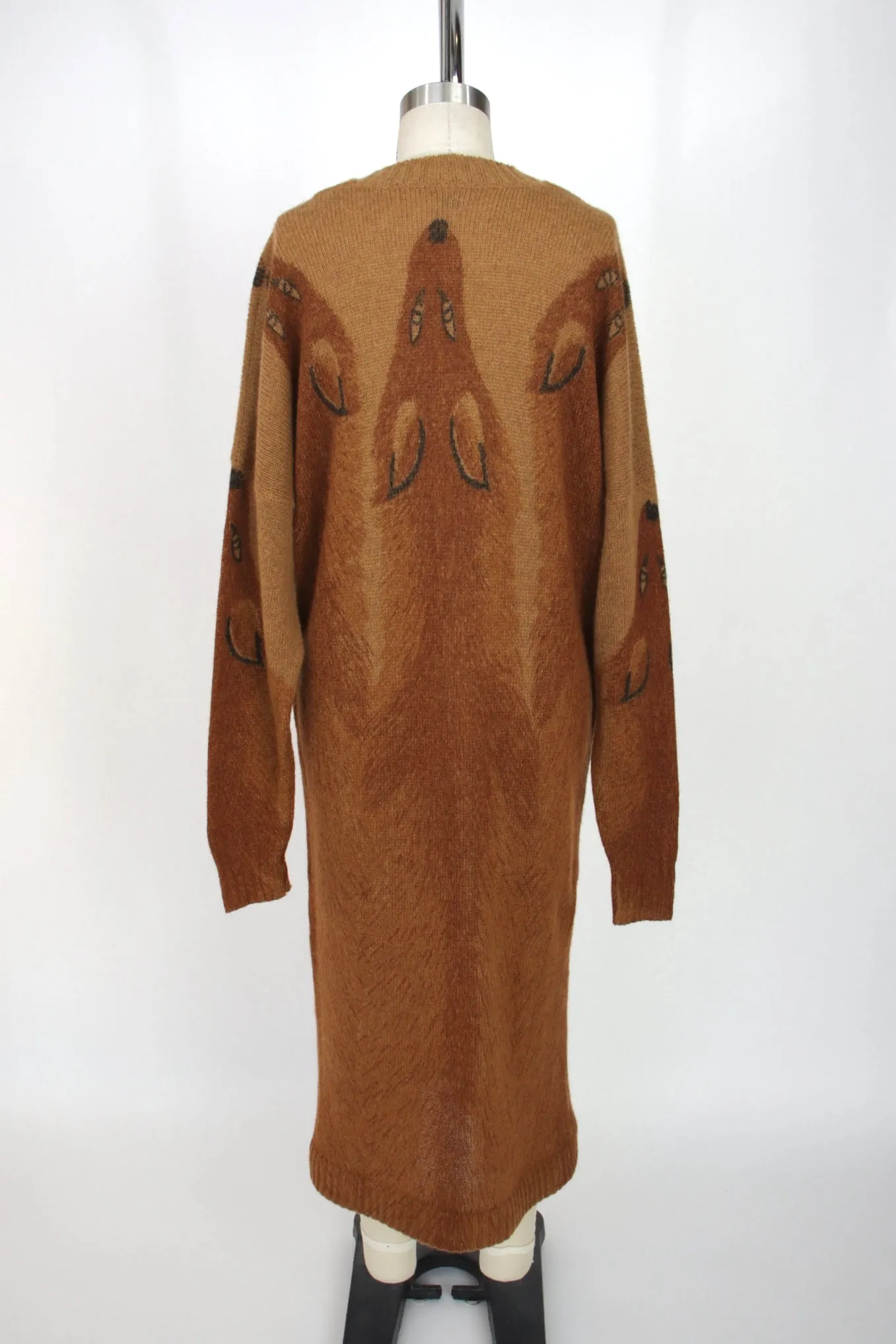 Krizia Maglia Fox Print Sweater Dress*