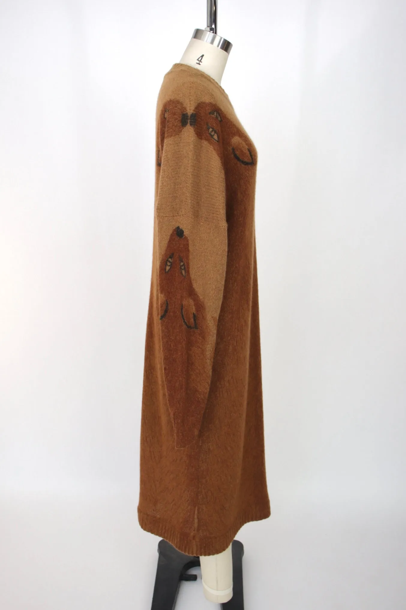 Krizia Maglia Fox Print Sweater Dress*
