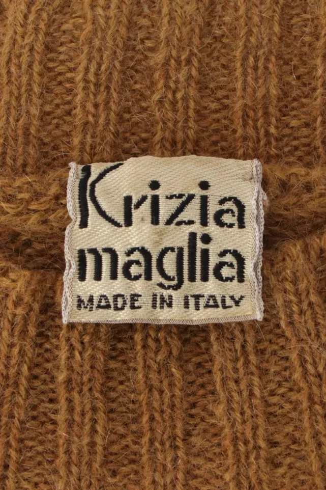 Krizia Maglia Fox Print Sweater Dress*