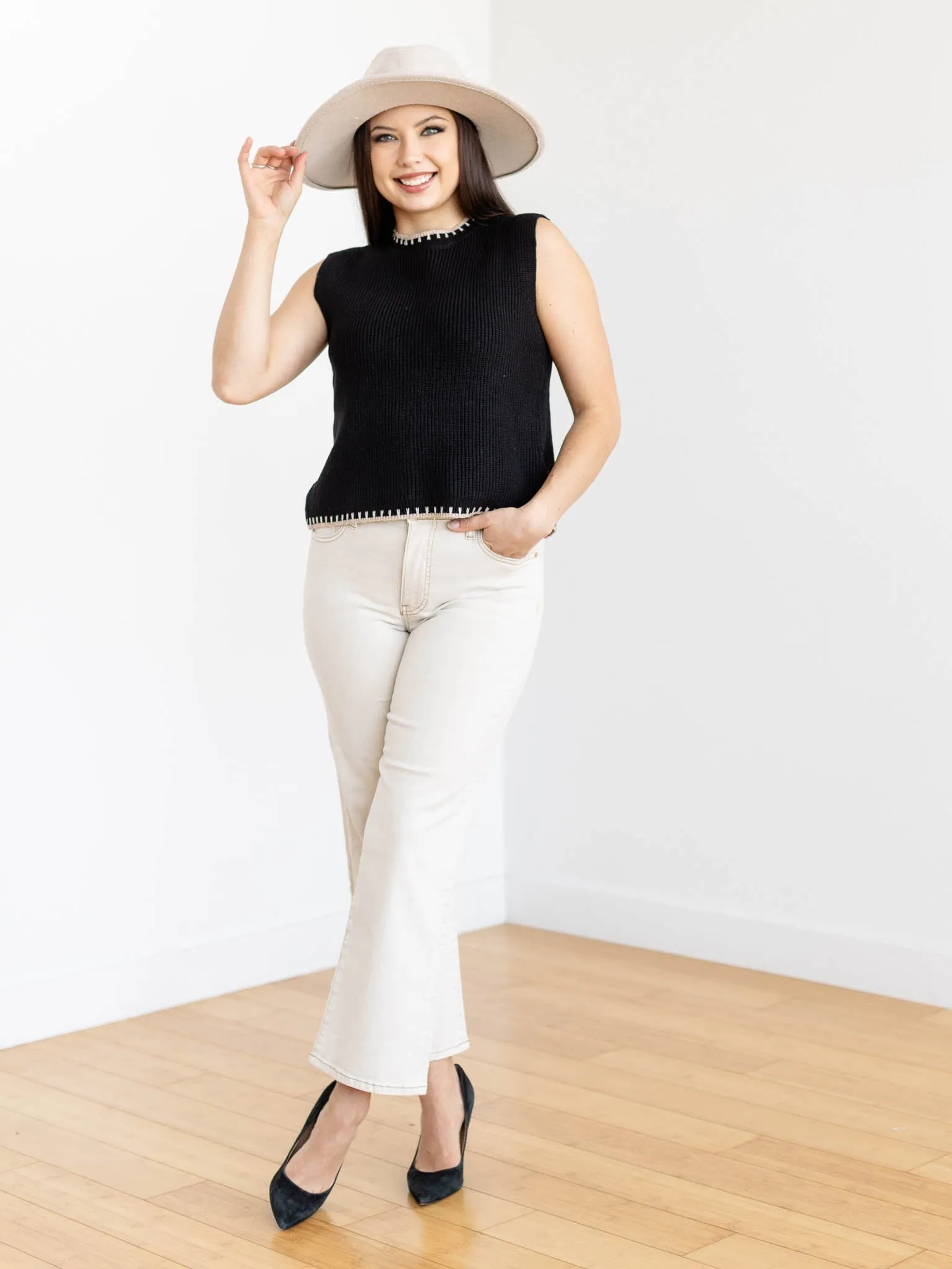 KUT Ecru Charolette Fab Ab Culotte