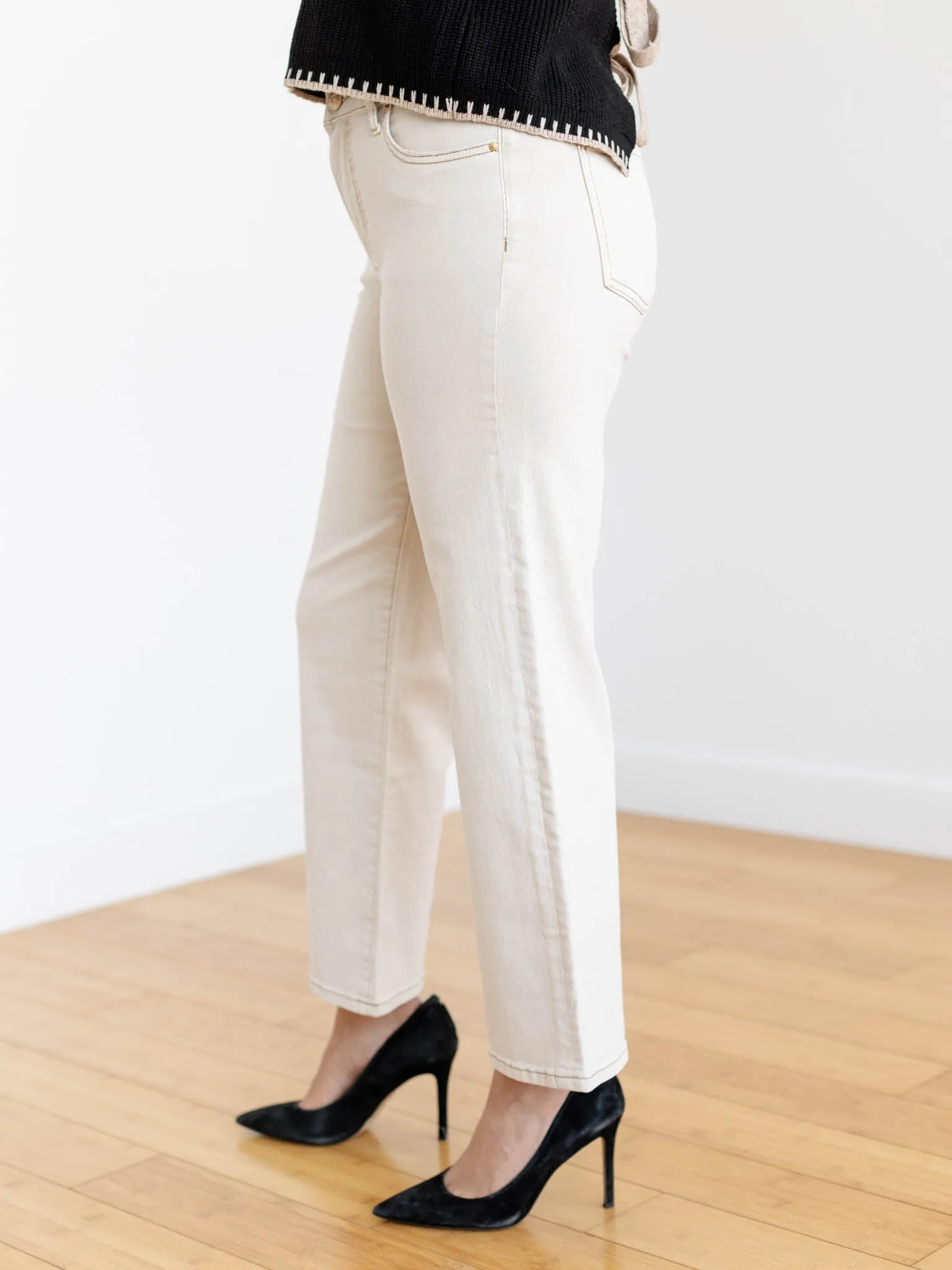 KUT Ecru Charolette Fab Ab Culotte