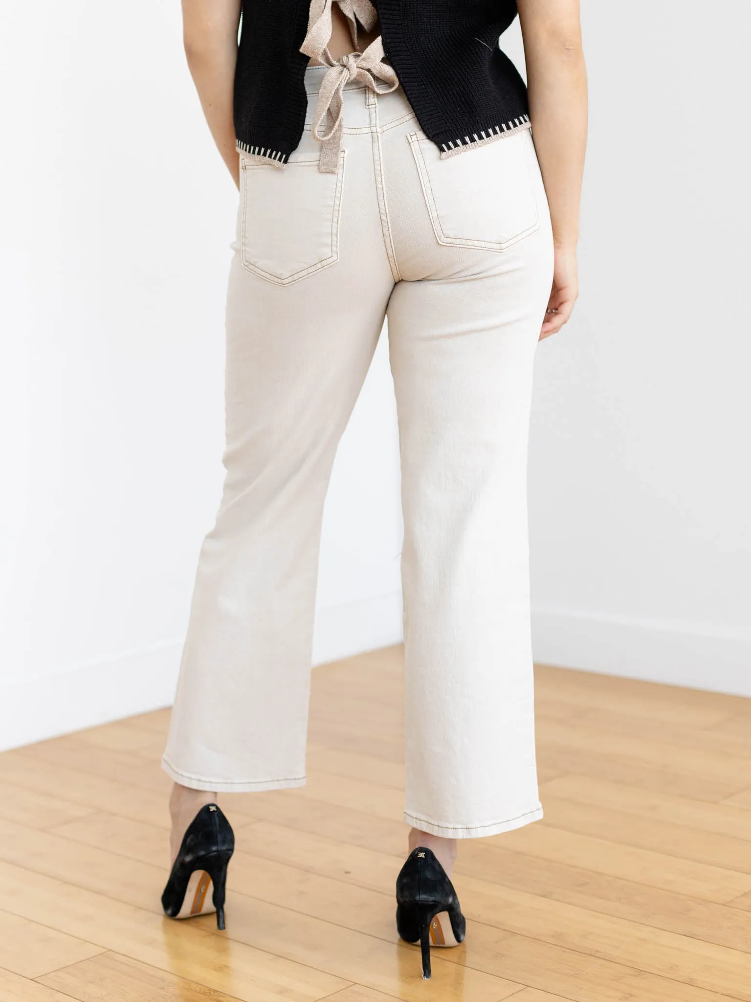 KUT Ecru Charolette Fab Ab Culotte