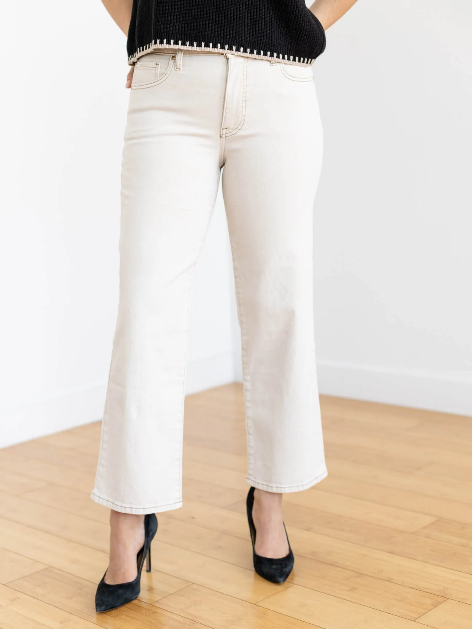 KUT Ecru Charolette Fab Ab Culotte