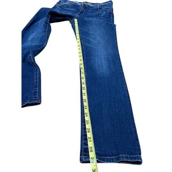 Kut From The Kloth Jeans Size 10 Women Sammie Straight Leg Denim Blue Distressed