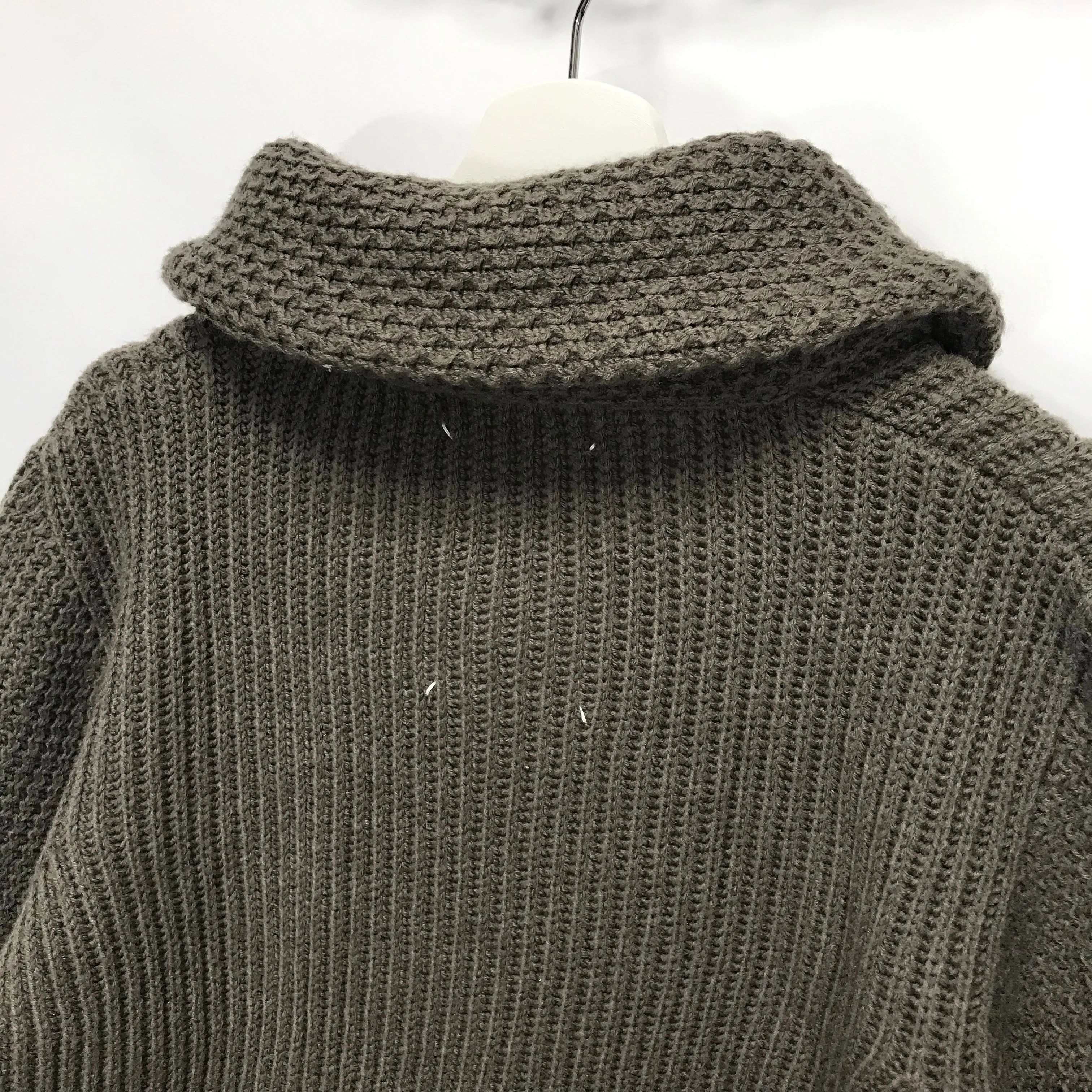 [L] WTaps AW13 Shawl Knit Wool Sweater