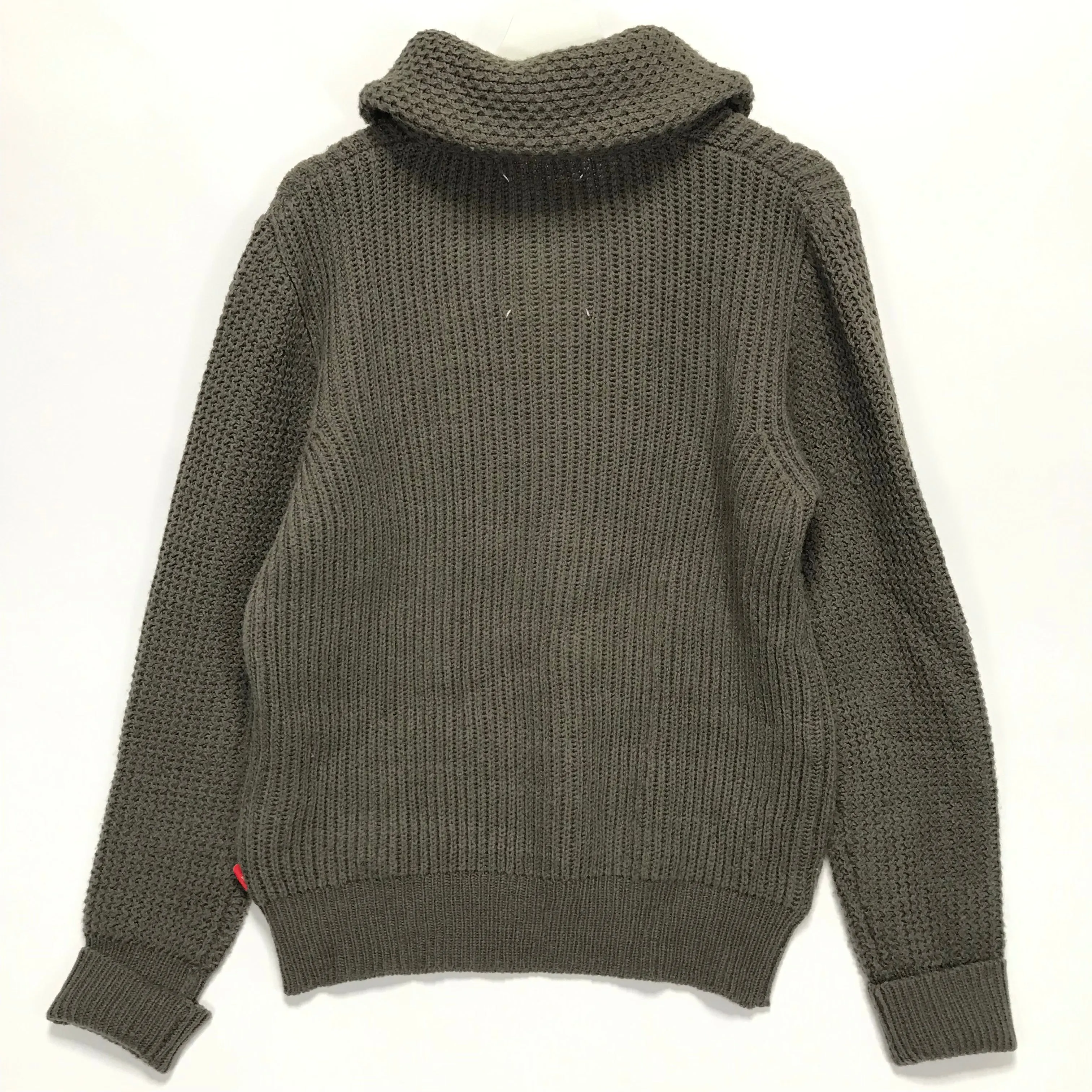 [L] WTaps AW13 Shawl Knit Wool Sweater