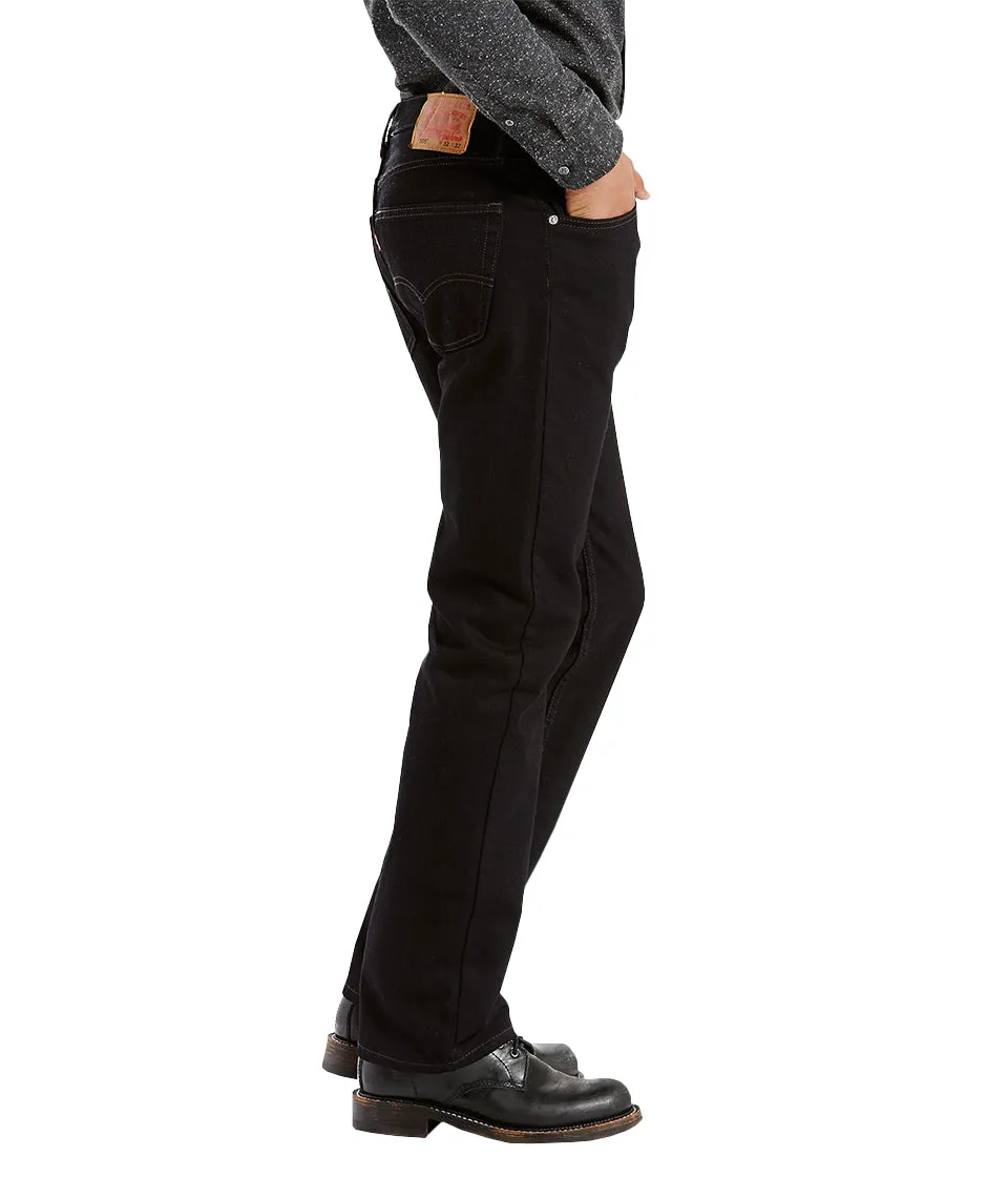 LEVI'S 505 REGULAR FIT JEAN - BLACK