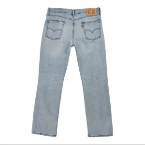 Levi’s 514 Light Blue Wash Straight Leg Jeans Size 33/30
