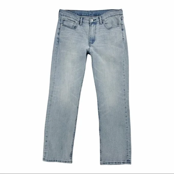 Levi’s 514 Light Blue Wash Straight Leg Jeans Size 33/30