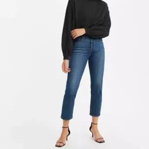 Levi's Premium Wedgie Straight Women's Blue Denim Jeans Size 26 waist, Length 26