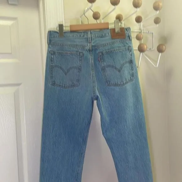 LEVI'S - Wedgie Straight High Waist Denim Jeans - Blue - 29