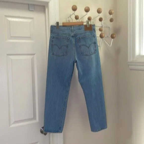 LEVI'S - Wedgie Straight High Waist Denim Jeans - Blue - 29