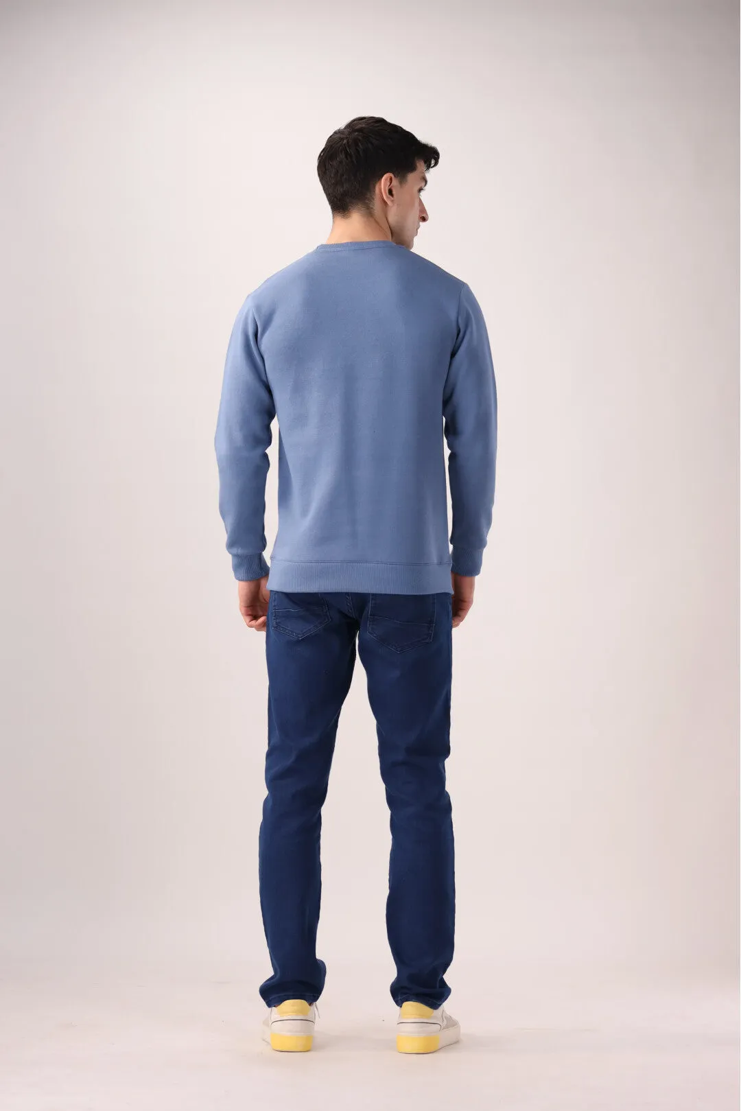 Light Blue Graphic Sweatshirt