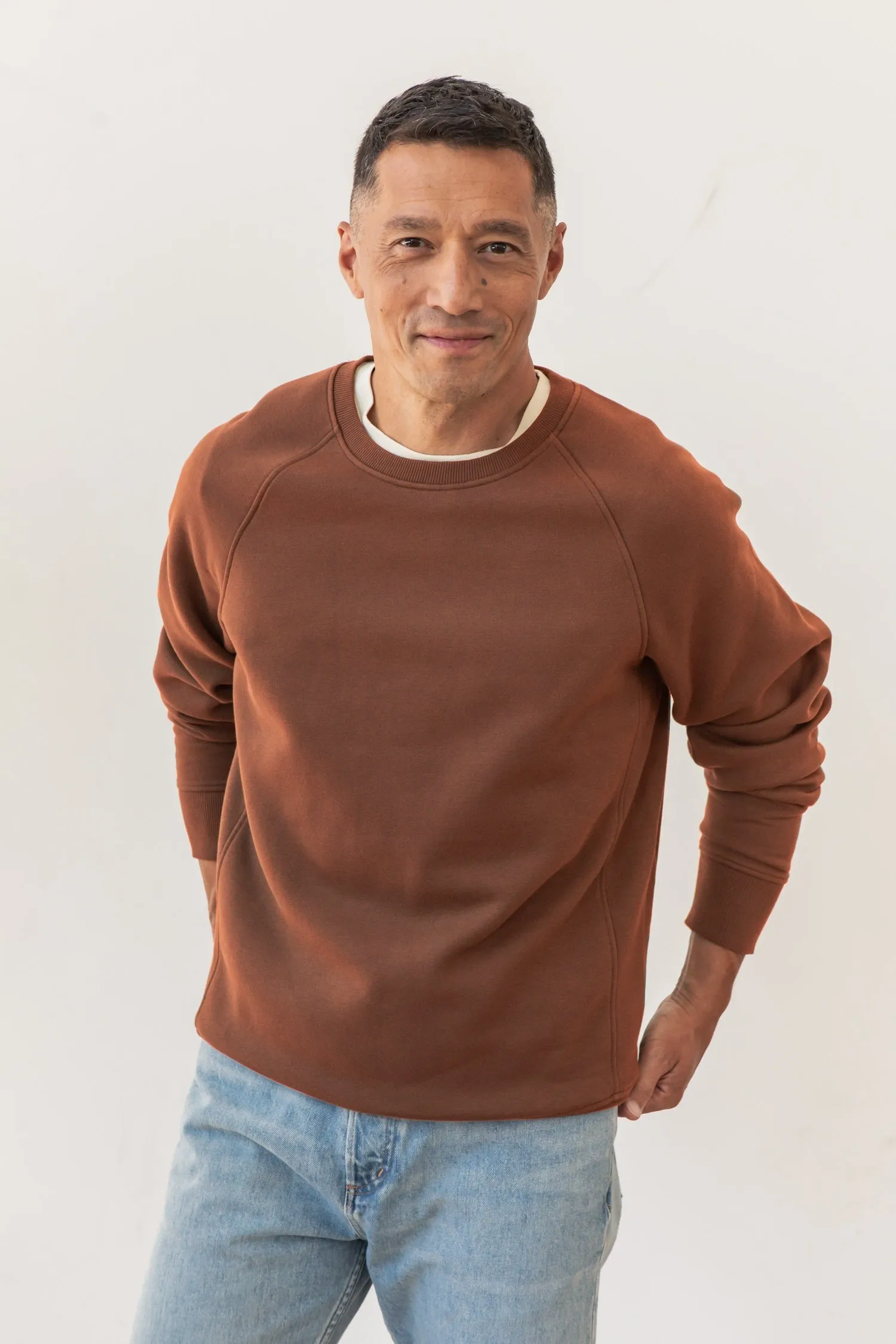 Lincoln Crew Sweatshirt / Burnt Umber
