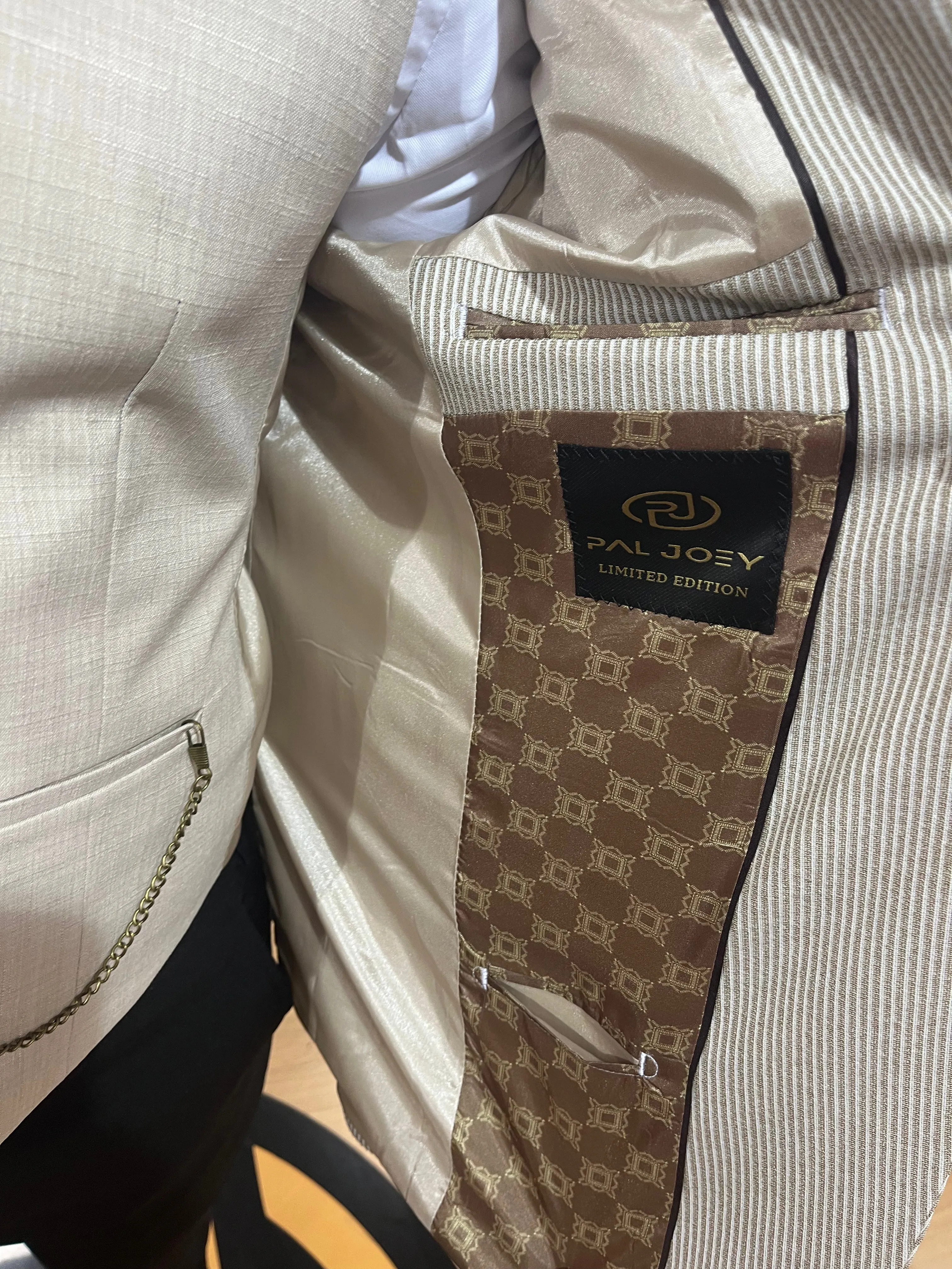 Lionel - Beige/Cream 3 Piece Suit