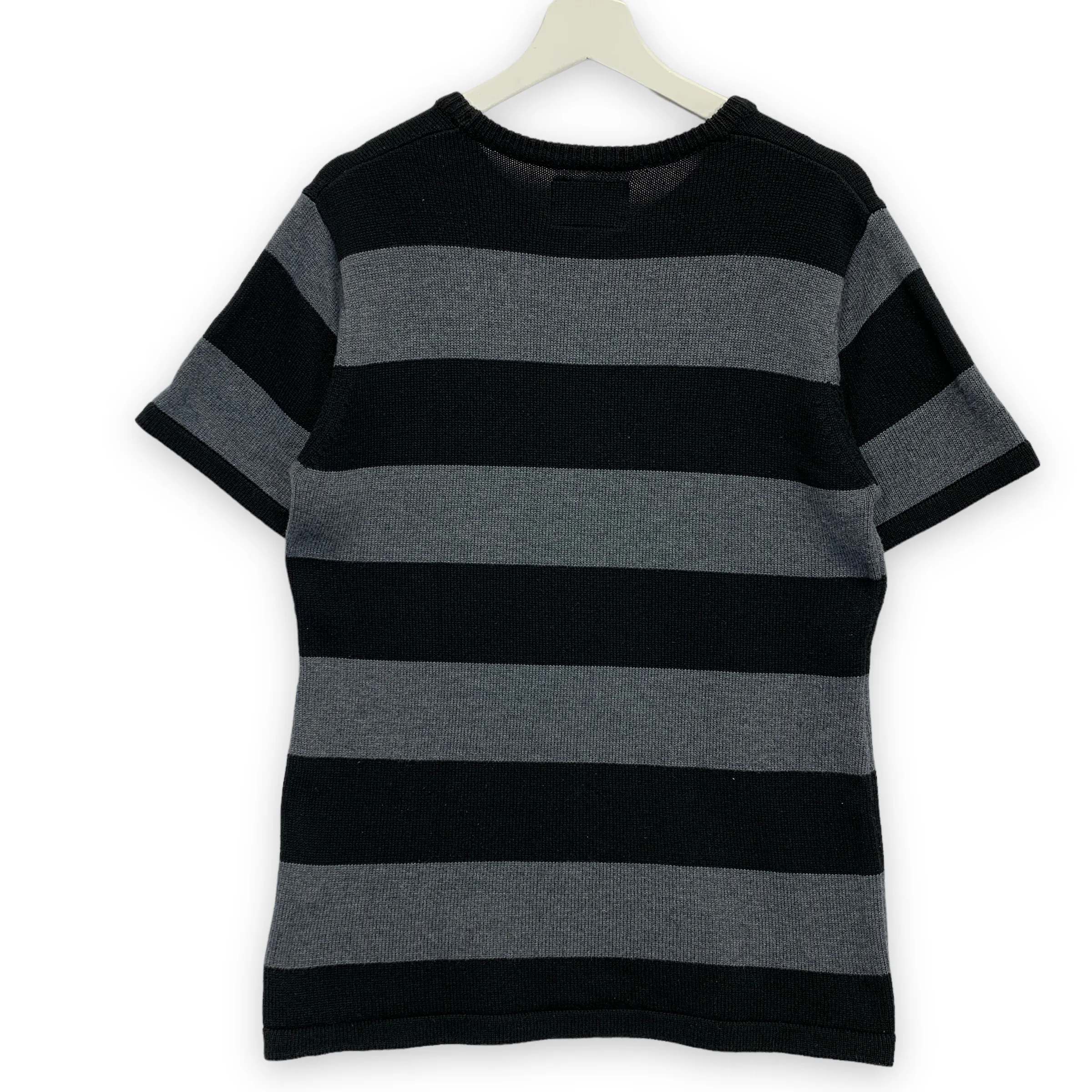 [M] Number Nine Knit Border T-Shirt Tee Sweater