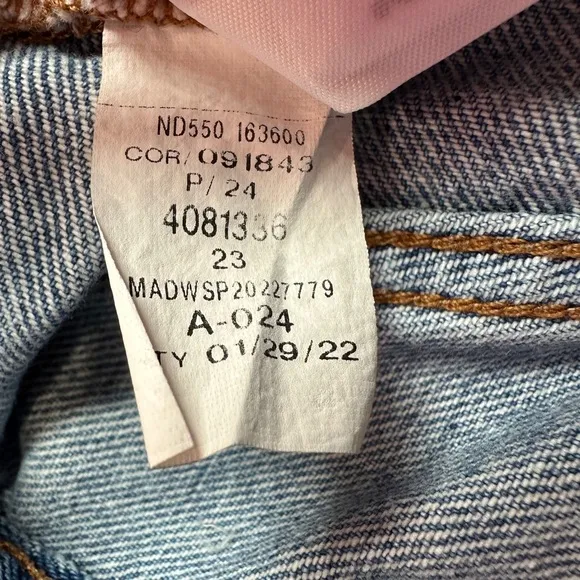 Madewell Baggy Straight Jeans size 23