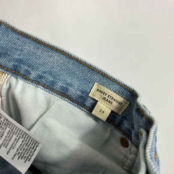 Madewell Baggy Straight Jeans