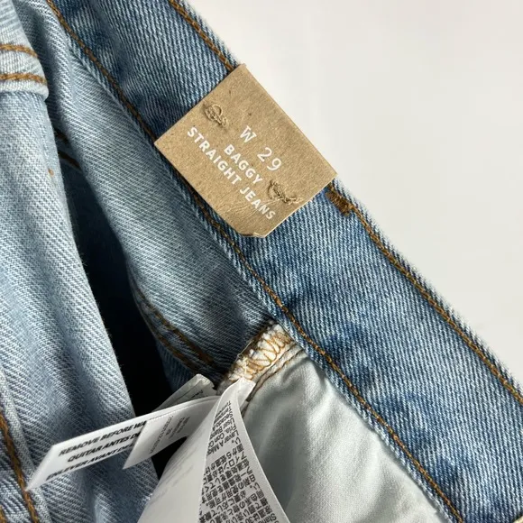 Madewell Baggy Straight Jeans