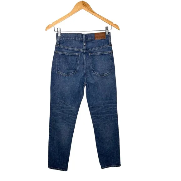 Madewell Classic Straight High Rise Stretch Jeans Coldbrook Wash Women's Size 24