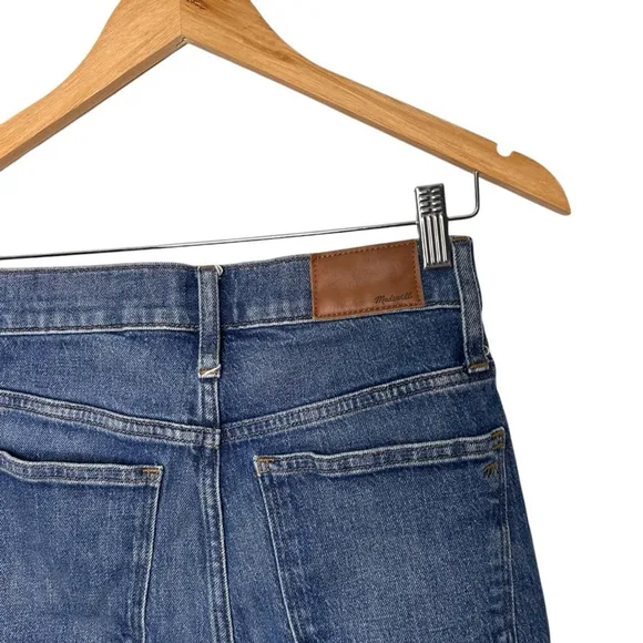 Madewell Classic Straight High Rise Stretch Jeans Coldbrook Wash Women's Size 24