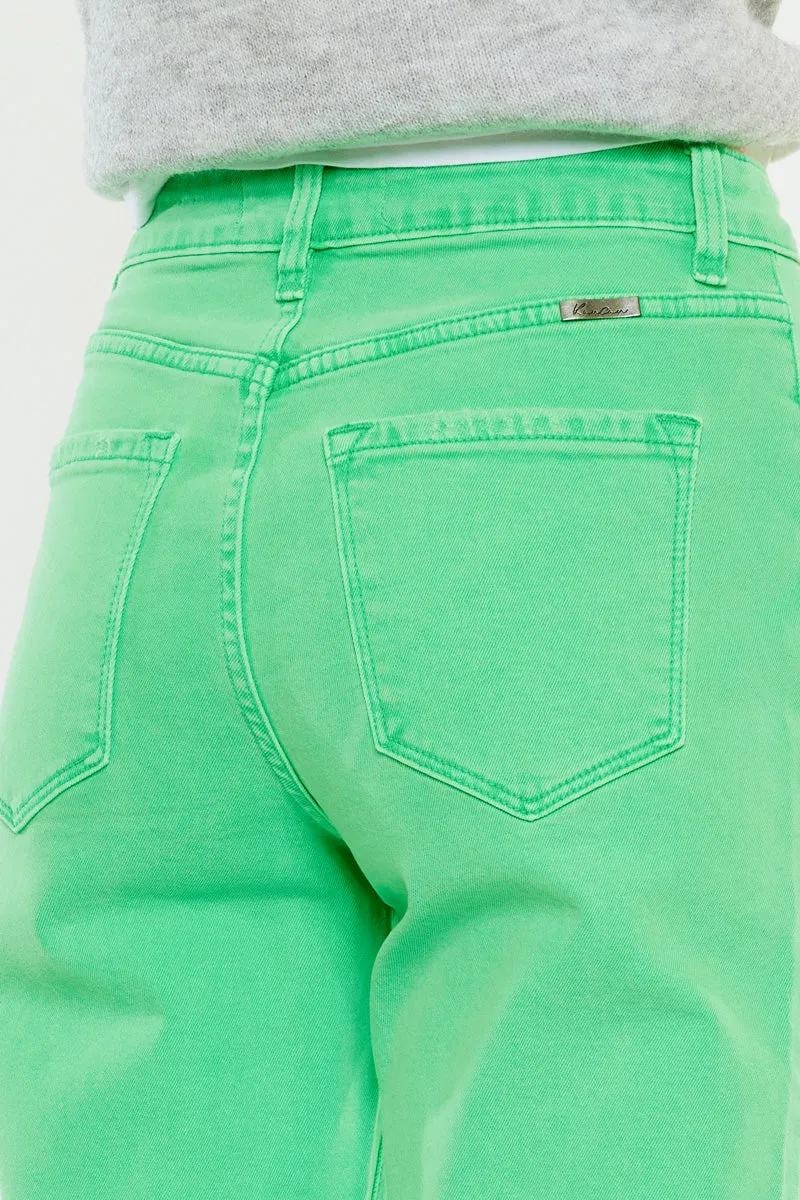 Maliha High Rise Slim Wide Leg Jeans