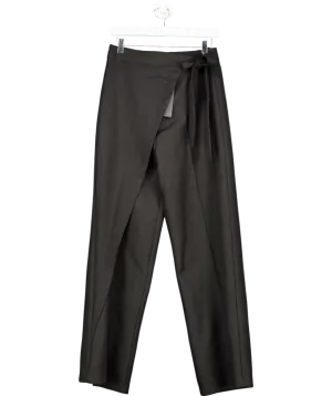 Marniere de voir Black Tailored Wrap Trousers UK 10