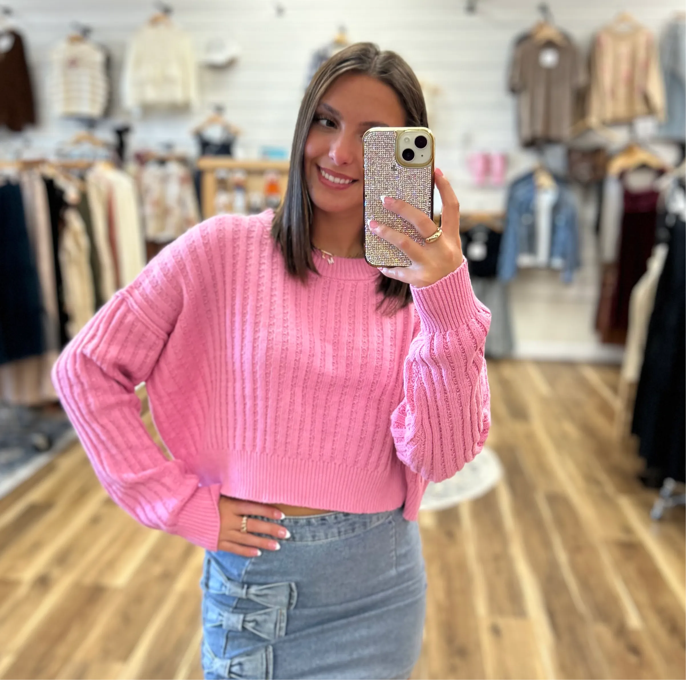 Massie Pink Sweater