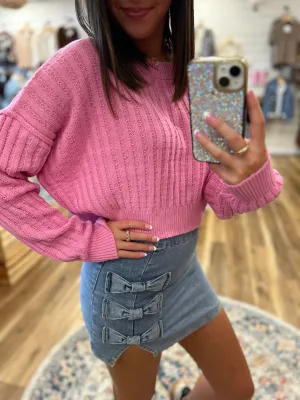 Massie Pink Sweater