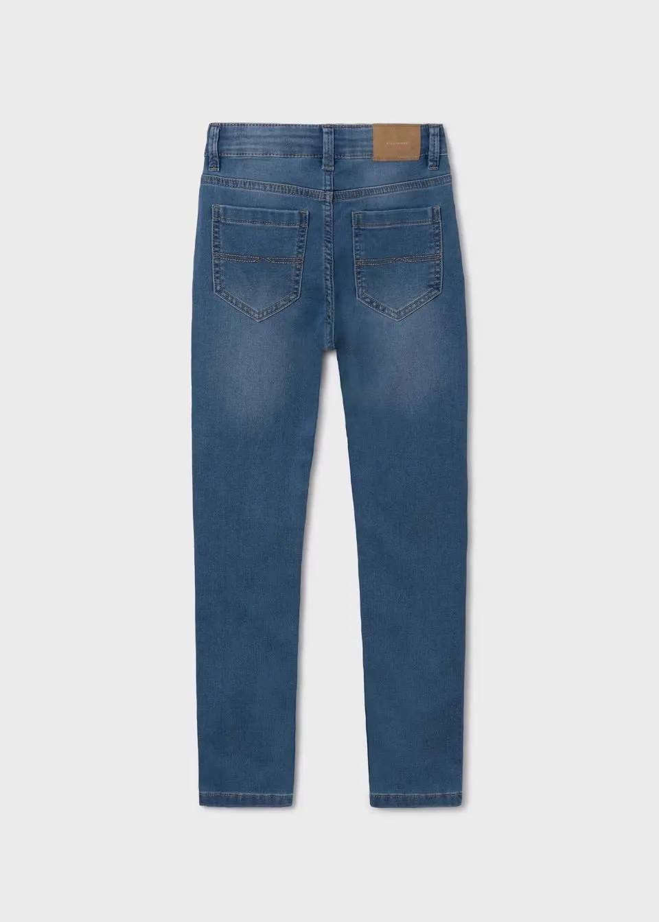 Mayoral Older Boys Soft Denim Jeans 6516 Mid Denim