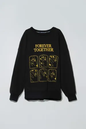 Möbius Loop Sweatshirt Black
