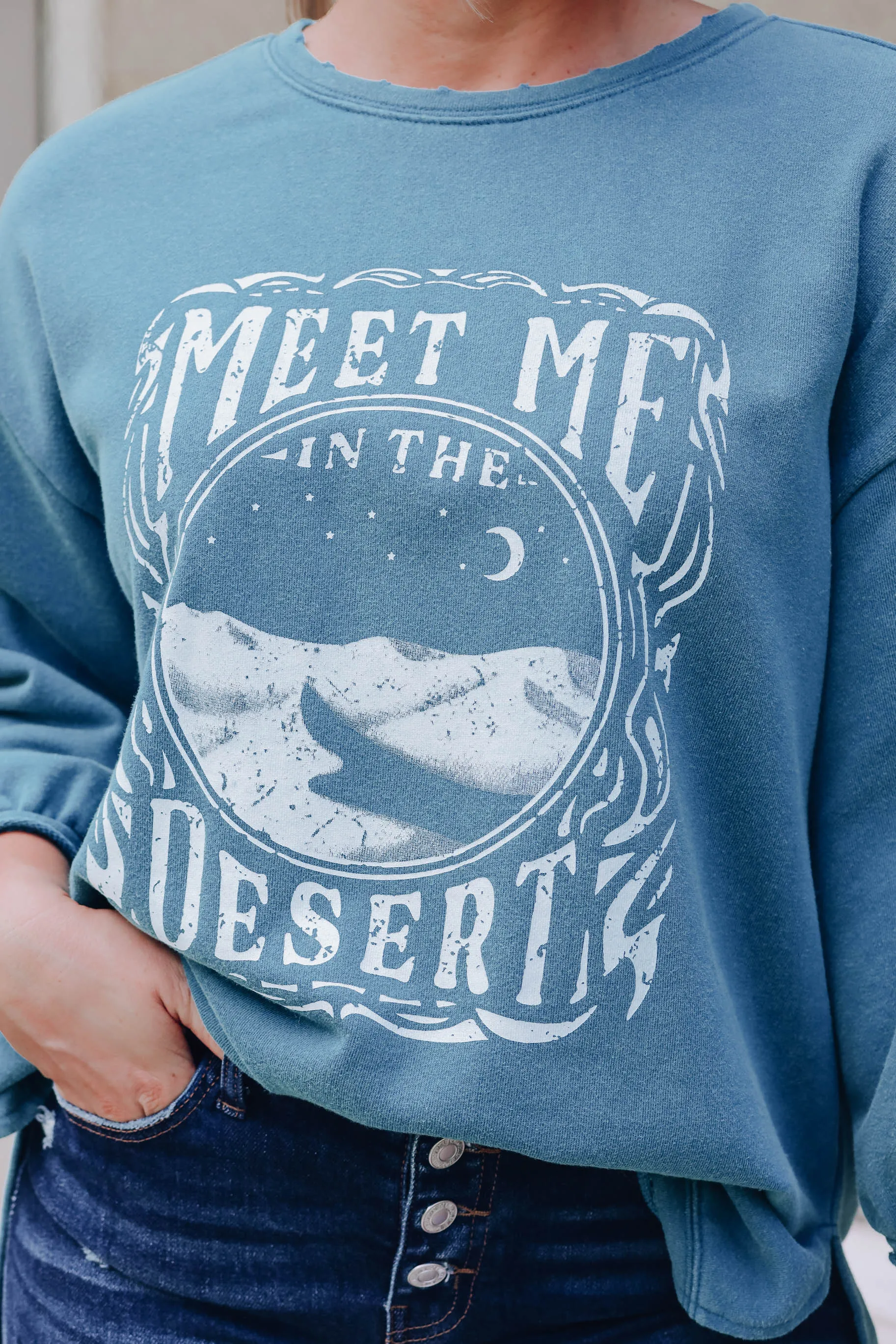 Meet Me In The Desert Graphic Sweatshirt