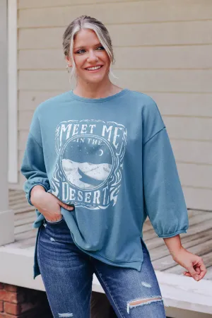 Meet Me In The Desert Graphic Sweatshirt