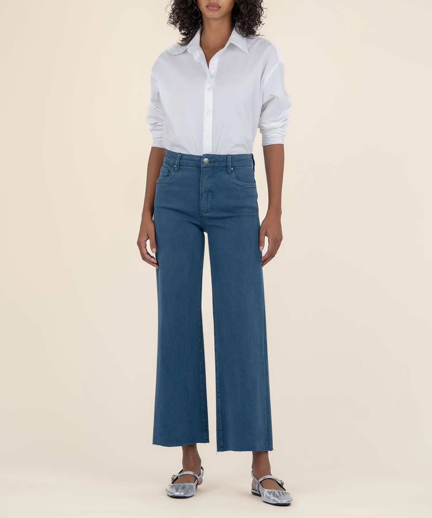 Meg High Rise Fab Ab Wide Leg