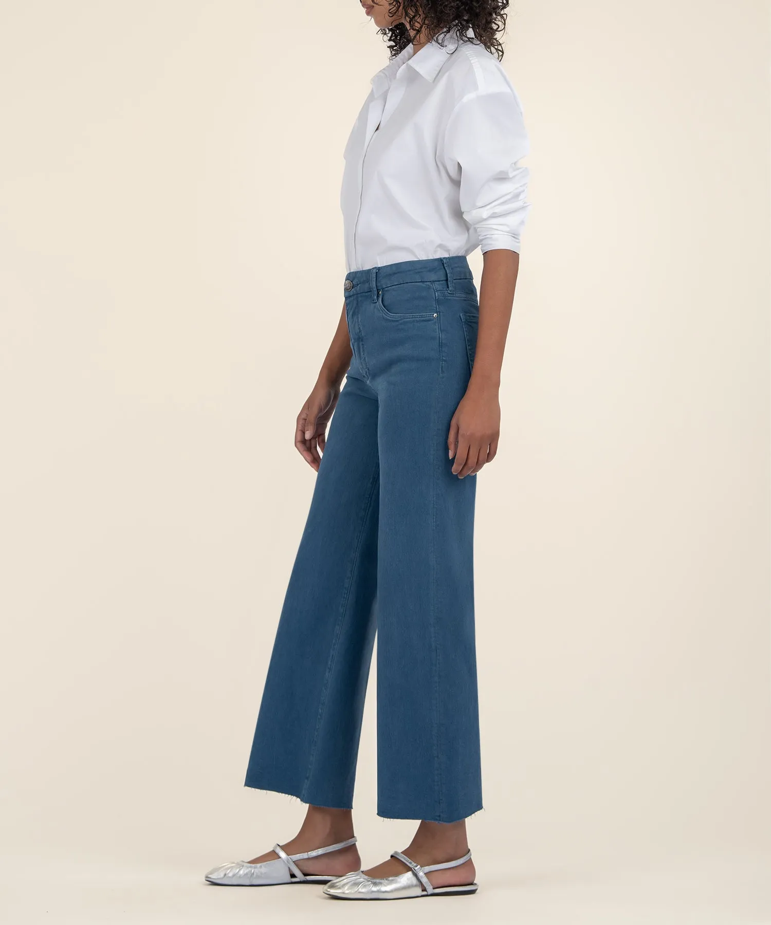 Meg High Rise Fab Ab Wide Leg