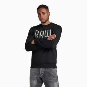 Men's 3D Raw Crew Neck Sweatshirt